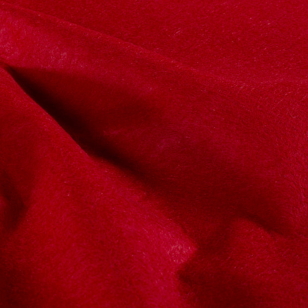 Felt 3mm fabric Unicolour Red