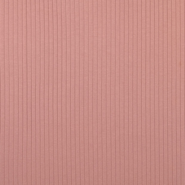 Rib Jersey fabrik Uni Hellmauve