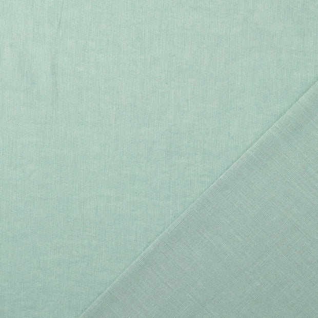 Linen fabric Dark Mint 
