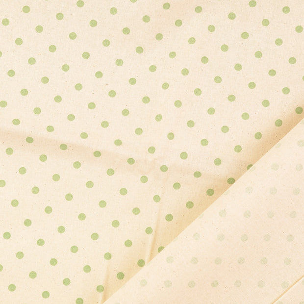 Cretonne tissu pois 