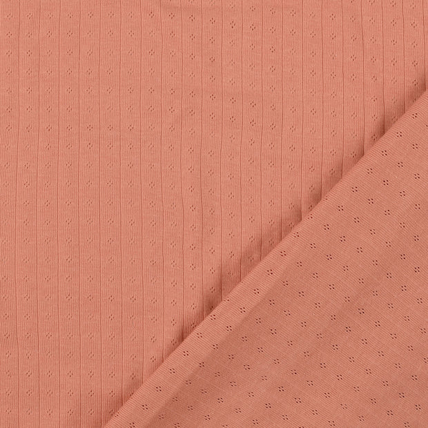  tissu vieux rose fil teint 
