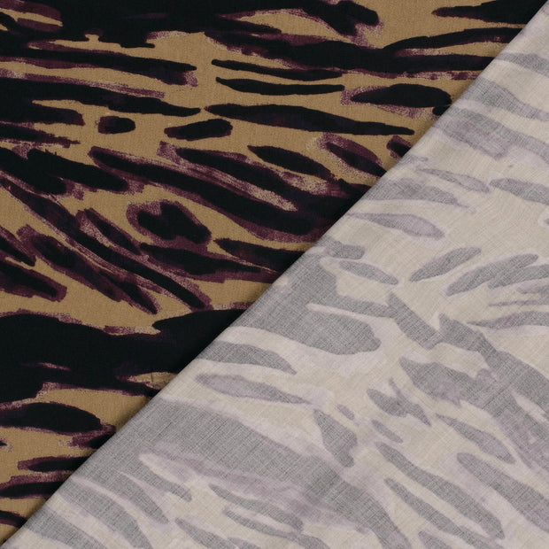 Viscose Satin tissu Abstrait imprimé 