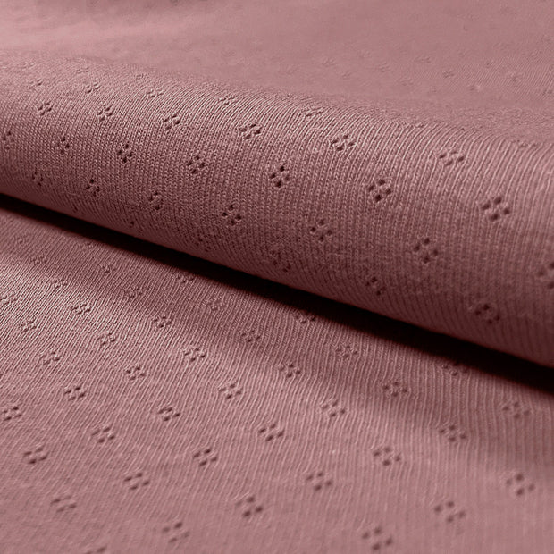 Pinpoint fabric Unicolour Mauve