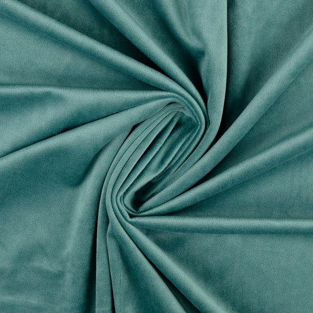 velours tissu Menthe foncée 