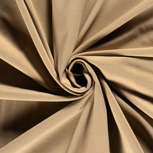 Jersey fabric Unicolour Beige