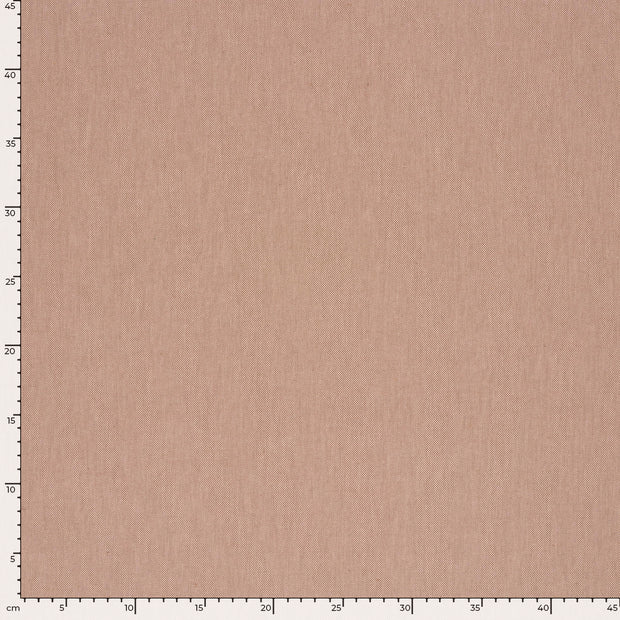 Aspect Lin tissu Unicolore Rose