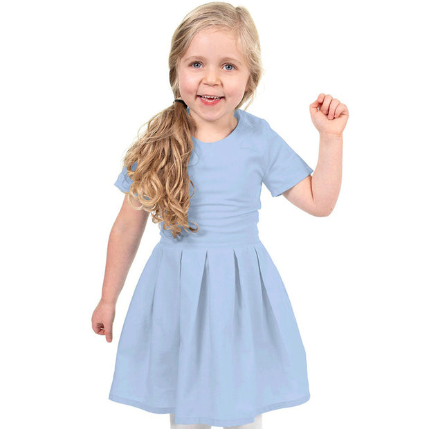 Baumwolle Popeline fabrik Babyblau 