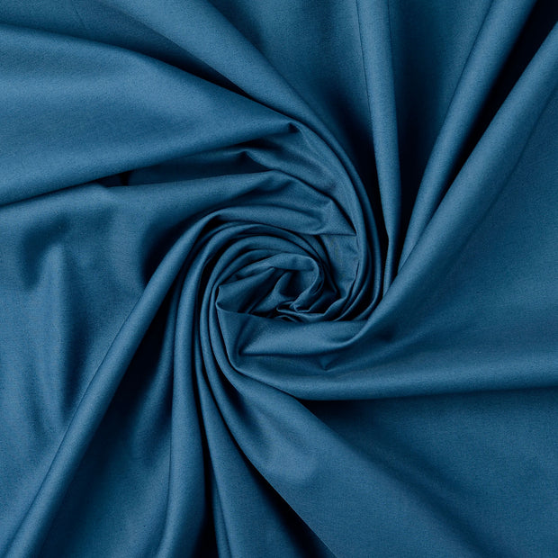 Satin fabric Petrol matte 