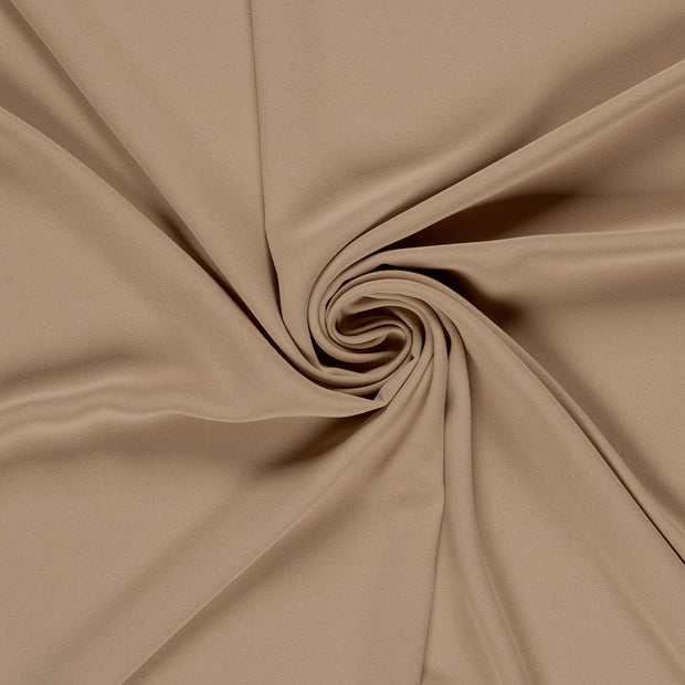 Crêpe tissu Camel peint 