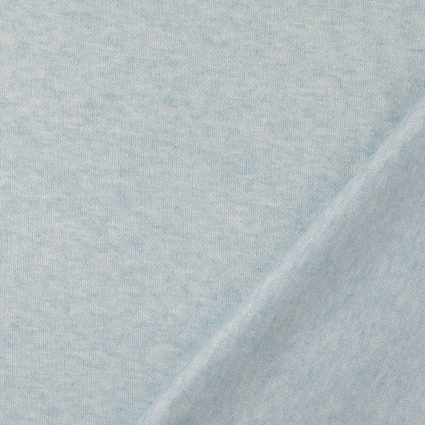 Heavy Knit fabrik Babyblau gebürstet 