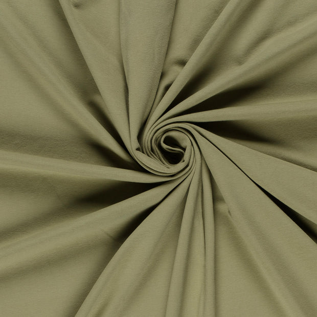 Jersey tissu Vert Olive 