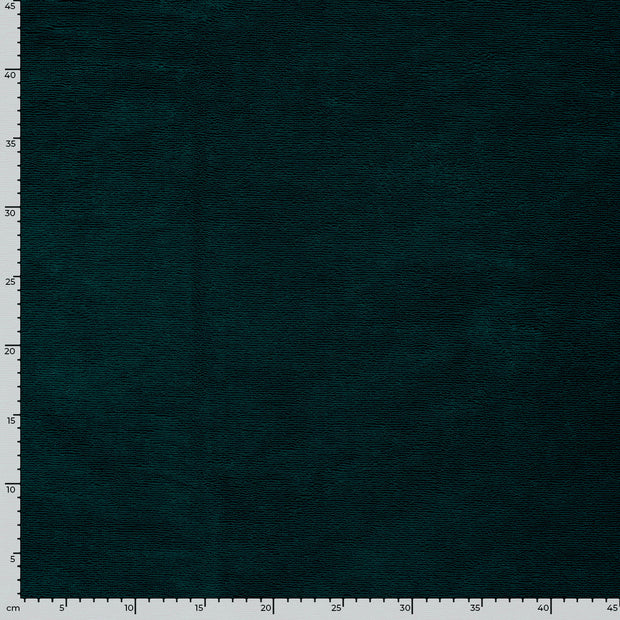 Polaire de Bambou tissu Unicolore Bleu Canard