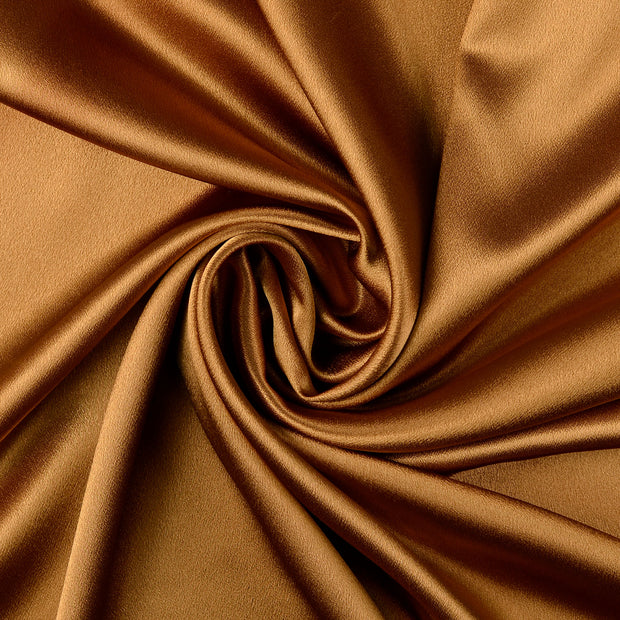 Satin Velvet fabrik Ocker 