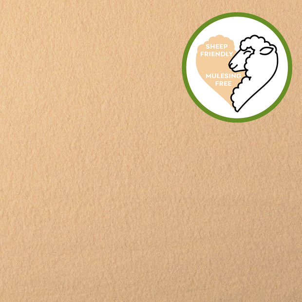 Wool Boucle fabric Unicolour Beige