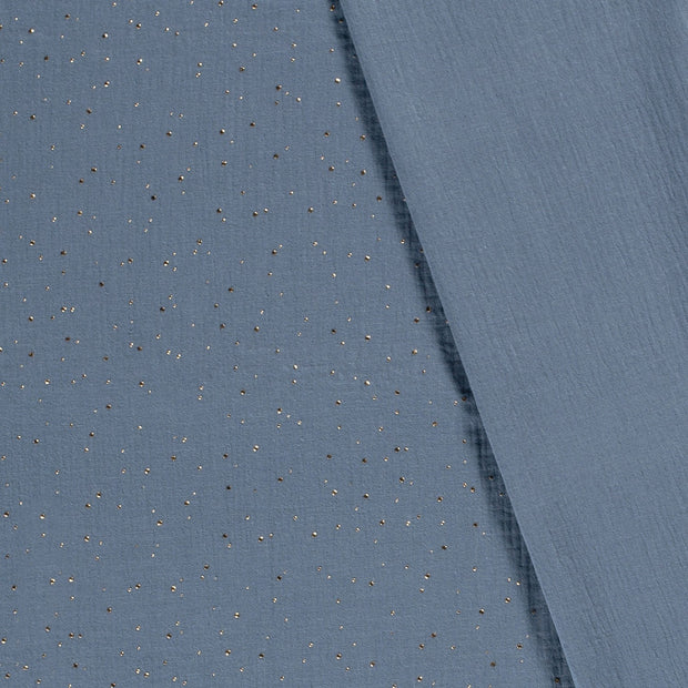 Muslin fabric Dots dew drops 