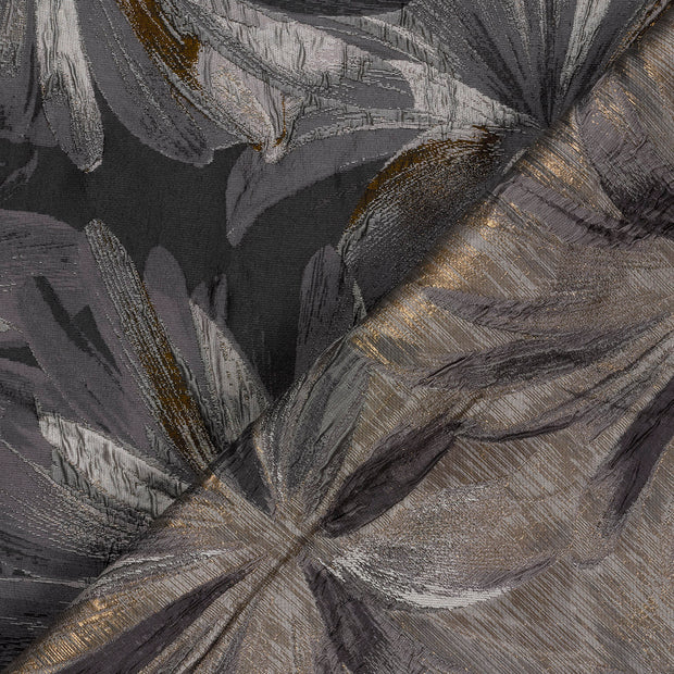 Jacquard fabrik Blumen Lurex 