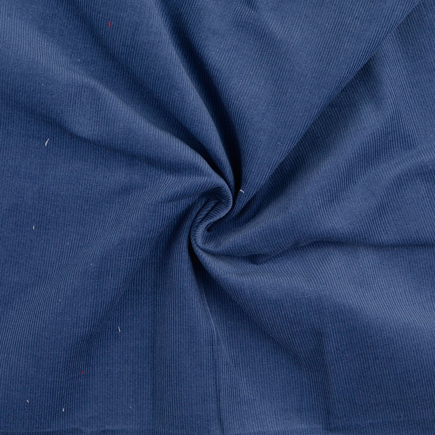 Feincord 21w fabrik Indigoblau 