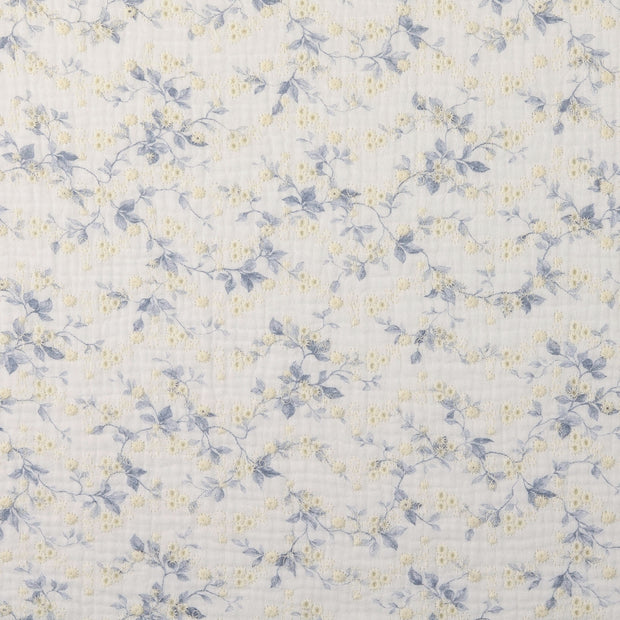 Popeline de Coton tissu fleurs 