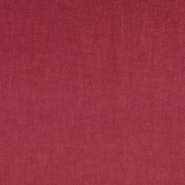 Lin tissu Bordeaux mat 
