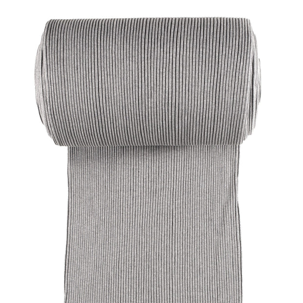 Cuff Material 3x3 rib fabric Light Grey 