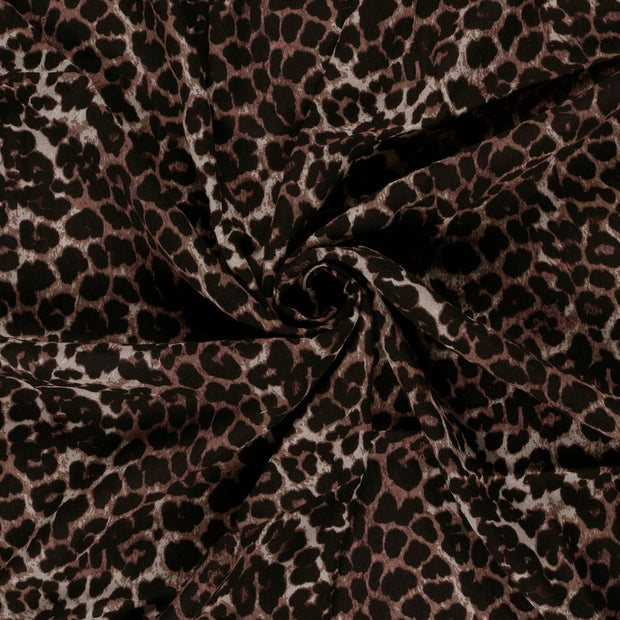 Crepe fabric printed 