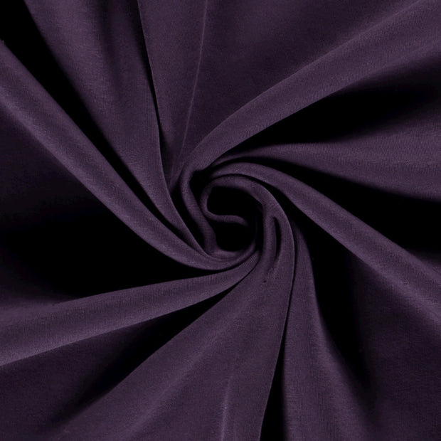 Jogging fabric Unicolour Aubergine