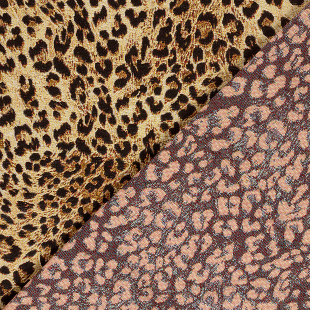 Gobelin fabric Leopards jacquard 