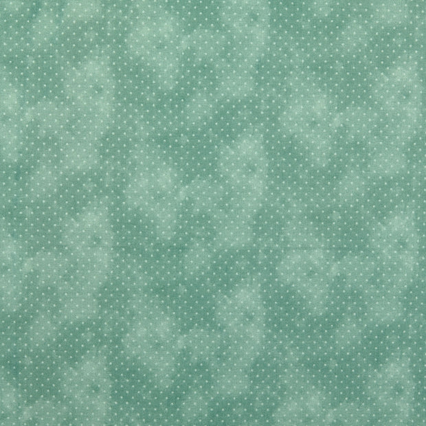 Popeline de coton tissu motifs géométriques menthe