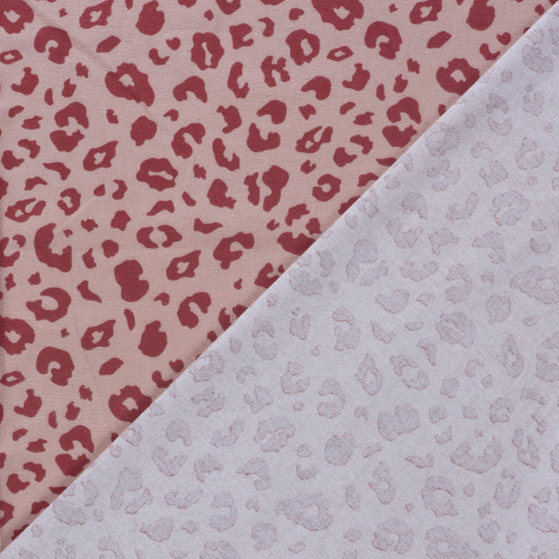 Flannel fabric Leopards printed 