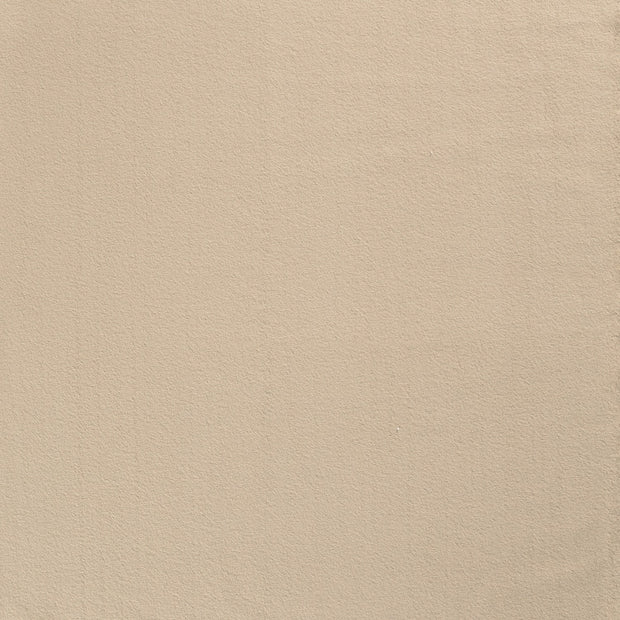 Baumwolle Fleece fabrik Uni beige