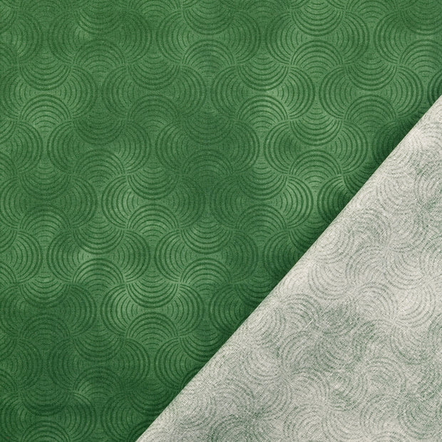 Popeline de coton tissu Vert Forêt 