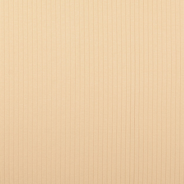 Rib Jersey tissu Unicolore beige