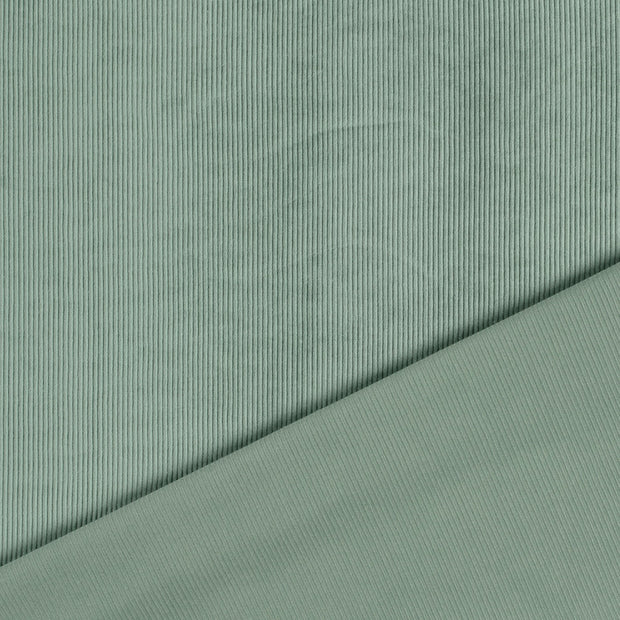 Nicky Velours Rib fabrik Mint 