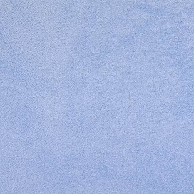 Wellness Fleece fabrik Uni Hellblau