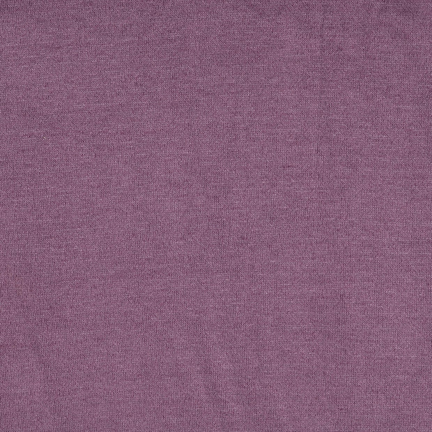 Heavy Knit tissu Melange Pourpre