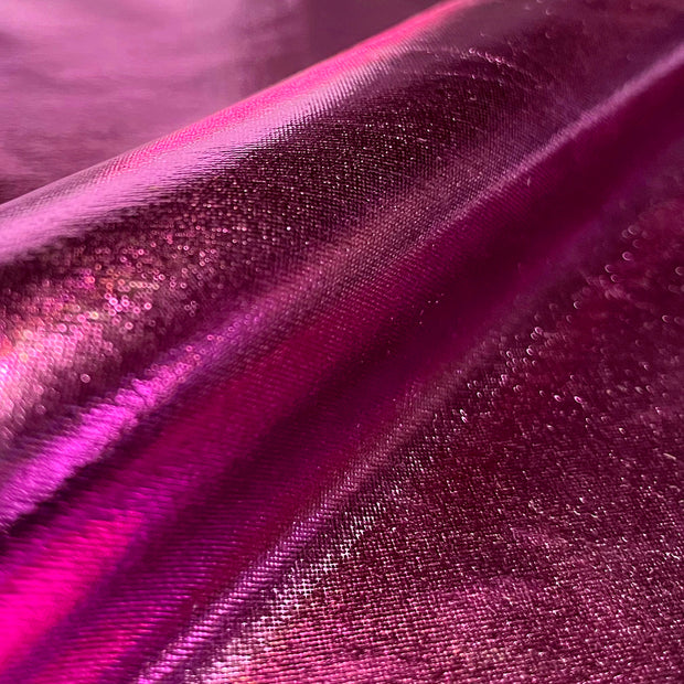 Lamé fabrik Uni Fuchsia