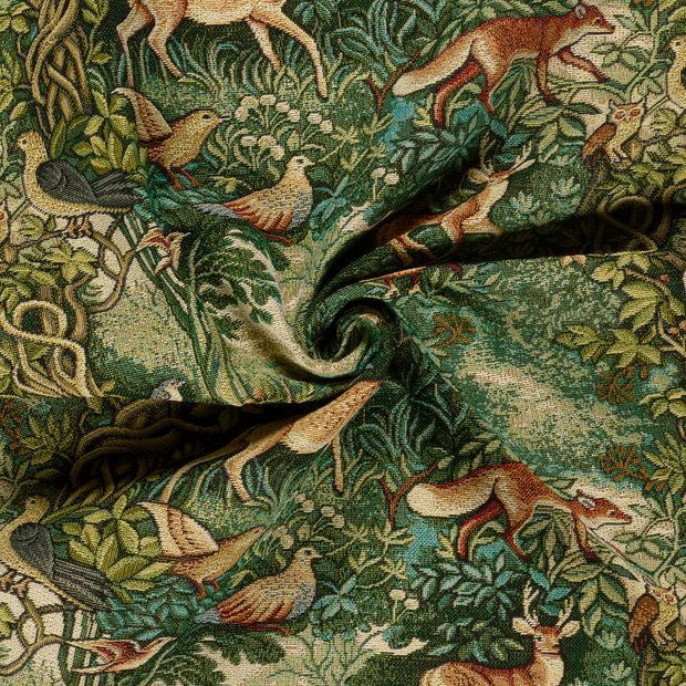 Gobeline fabrik Dunkelgrün Jacquard 
