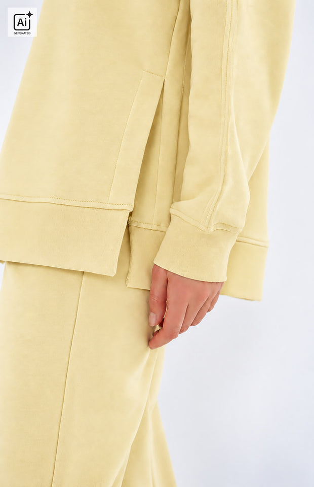 Cuff fabric Light Yellow 