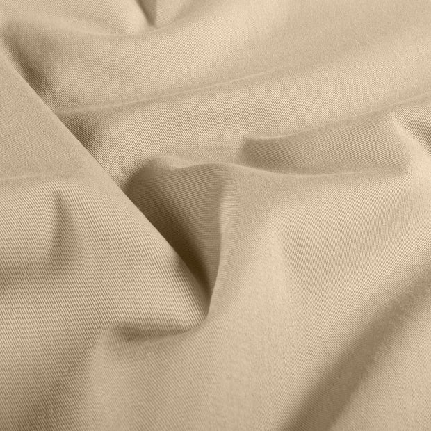 Twill Stretch fabrik Uni Beige