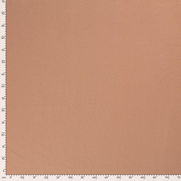 Pinpoint fabric Unicolour Coral
