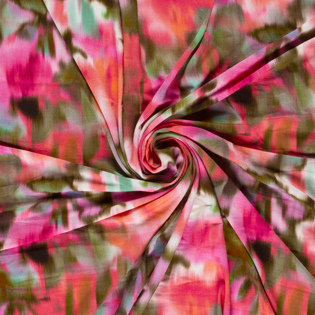 Viscose Jersey fabrik Rosa digital bedruckt 