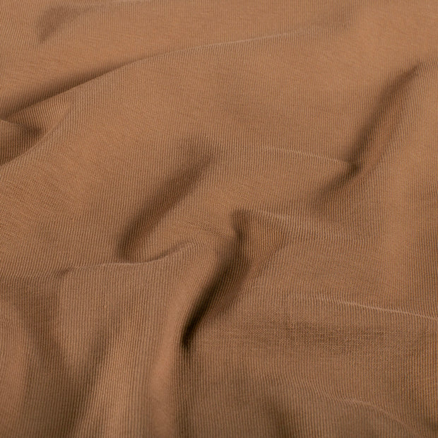 Jersey fabric Unicolour Camel