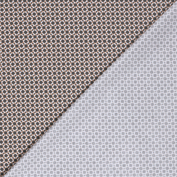 Cotton Poplin fabric Geometric pattern digital printed 