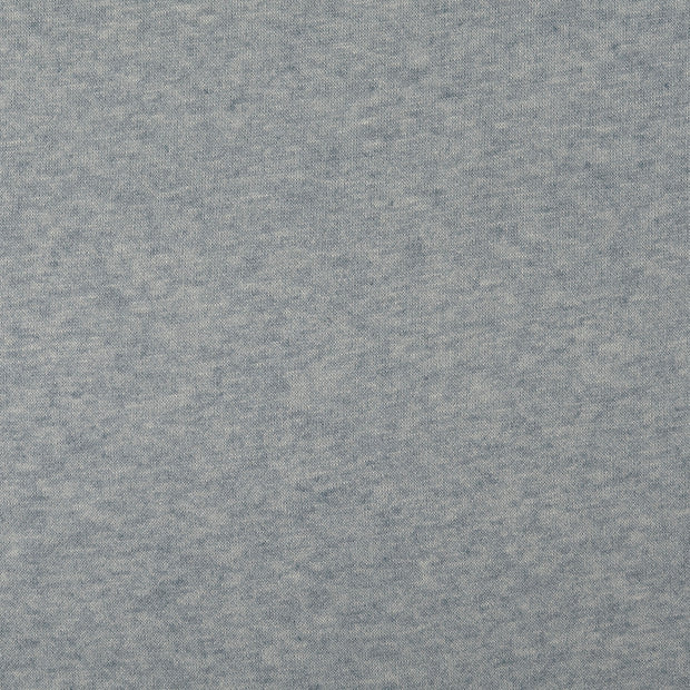 Heavy Knit fabrik Melange Indigoblau