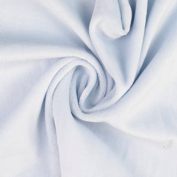 Nicky velours fabrik Babyblau 