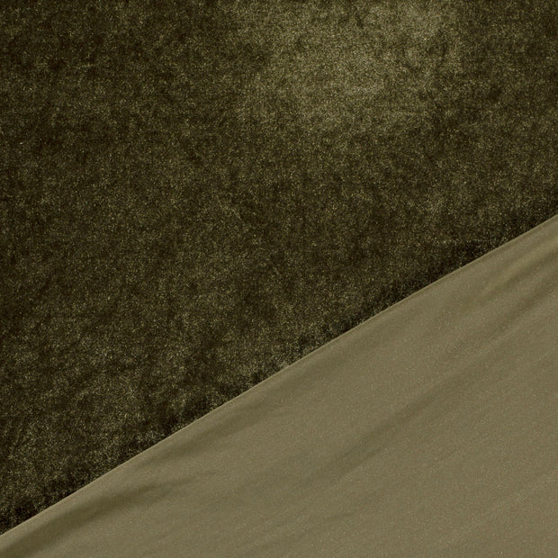 Velours tissu Vert foncé 