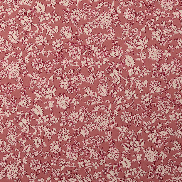 Sergé tissu ornements Rose