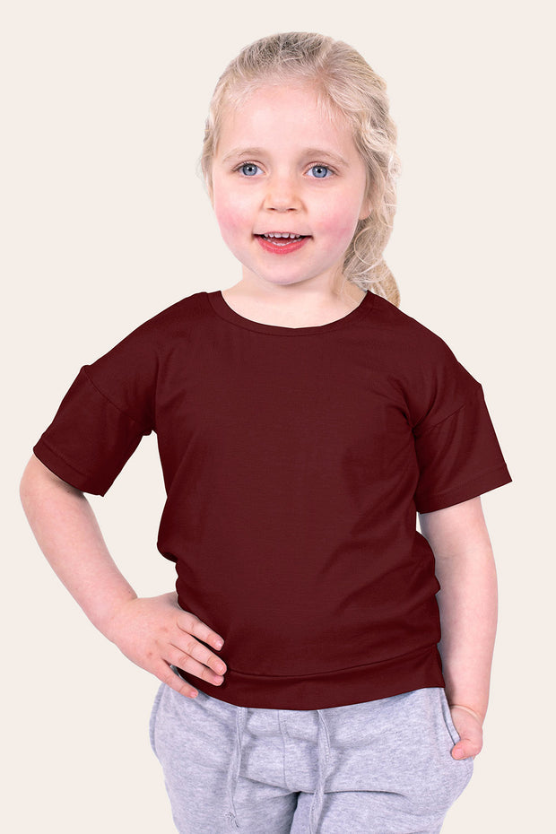 Jersey fabric Unicolour Cherry Red