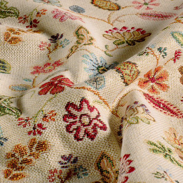 Gobeline fabrik Blumen Beige