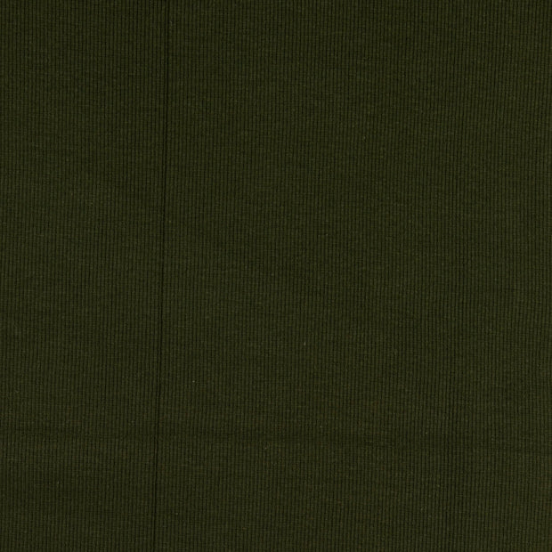 Heavy Knit fabrik Olivgrün 